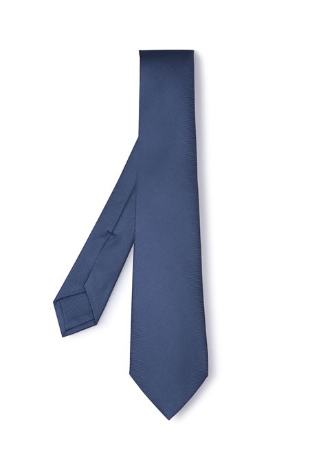 Cravatta Uomo In Seta Blu scuro KITON | UCRVKRC03A1402