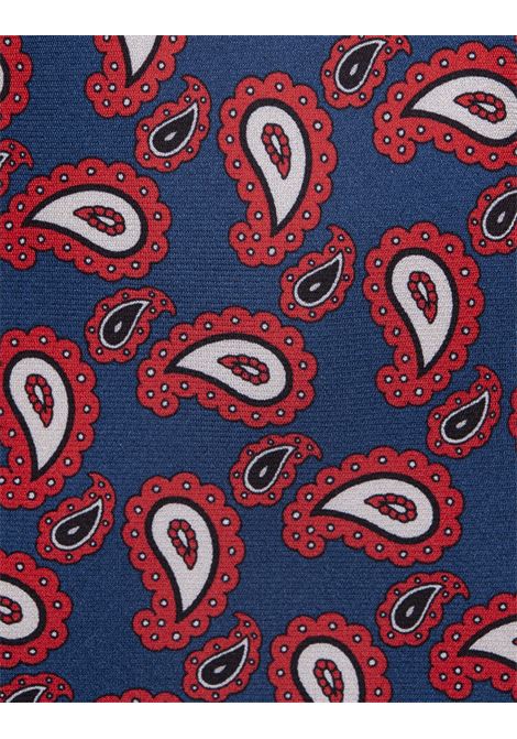 Blue Tie With Paisley Motif KITON | UCRVKRC05H1501