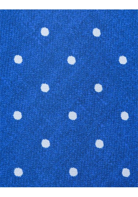 Royal Blue Polka Dot Silk Tie KITON | UCRVKRC05H8901
