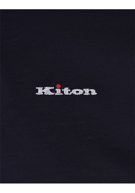 Polo Blu Navy Con Logo KITON | UK1090E23K4