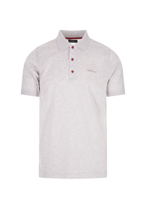 Light Grey Polo Shirt With Logo KITON | UK1090E23KA