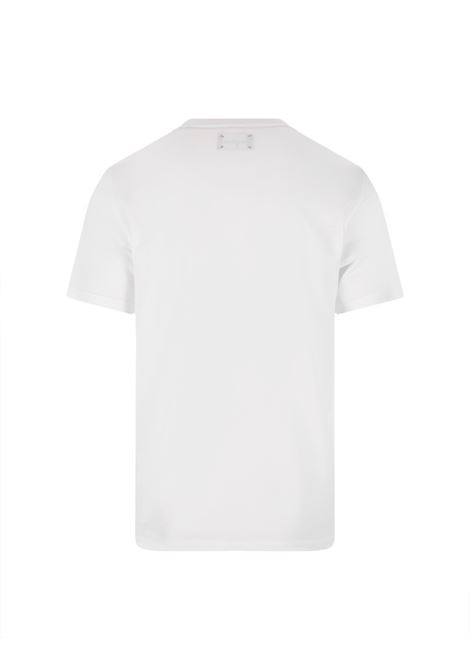 White T-Shirt With Embroidered Logo KITON | UK1274E23HE30
