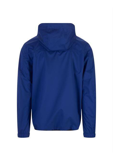 Royal Blue Technical Fabric Windbreaker Jacket KITON | UW1450YB900105
