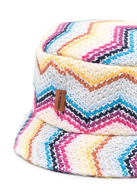 Cappello Bucket In Maglia Multicolore MISSONI KIDS | MS0B07-Q0008999