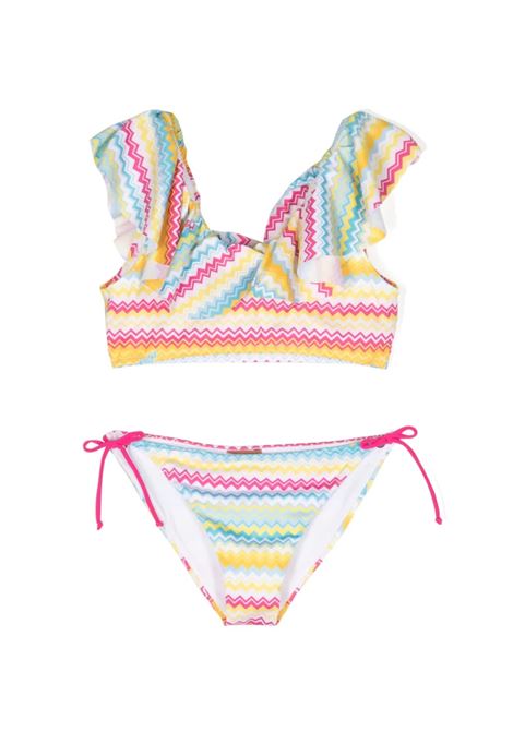 Multicolored Bikini With Ruffles MISSONI KIDS | MS0C05-Z1378999