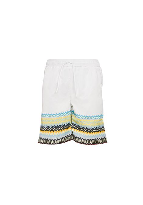 White Swim Shorts With Decoration MISSONI KIDS | MS0C49-Z1382100MC
