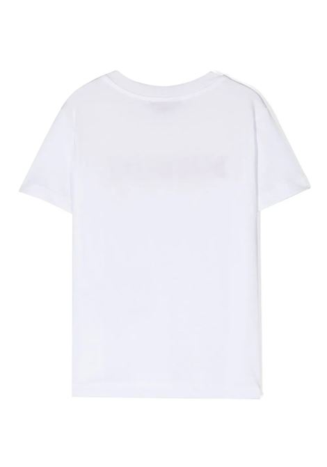 White T-Shirt With Contrasting Logo MISSONI KIDS | MS8P11-J0177100RG