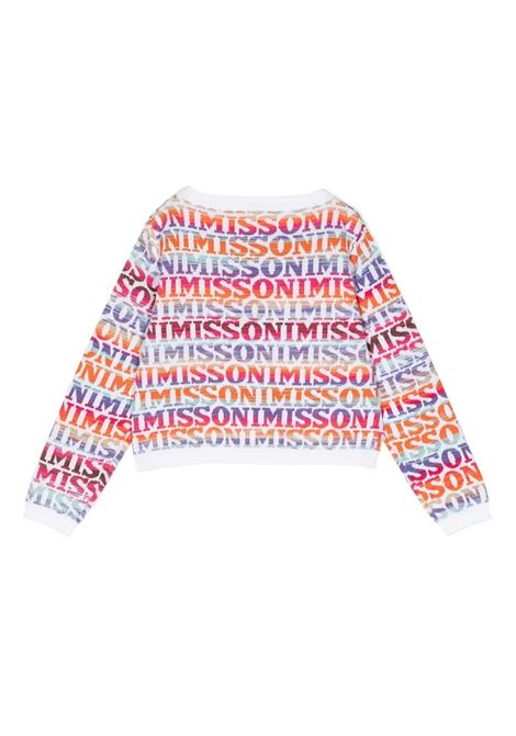Multicoloured Jacquard Pullover With Logo MISSONI KIDS | MS9A40-X0007501MC