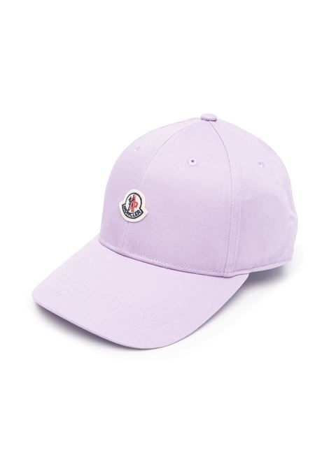 Cappello Da Baseball Viola Con Patch Logo MONCLER ENFANT | 3B000-19 0486362B