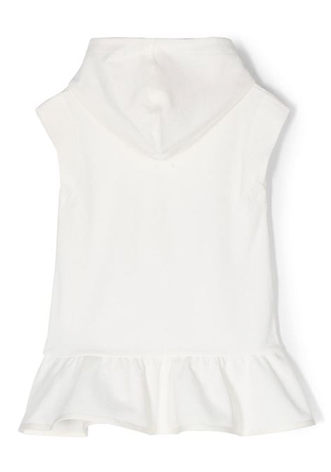 White Sleeveless Dress With Hood MONCLER ENFANT | 8I000-05 899YV034