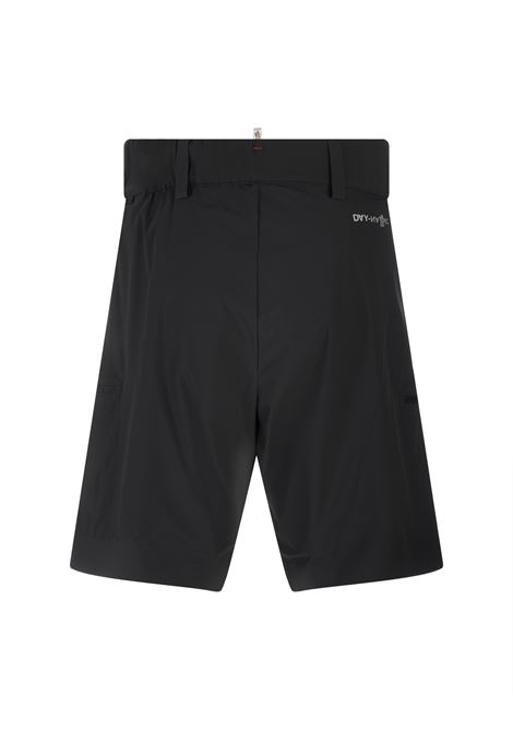 Black Nylon Bermuda Shorts With Logo MONCLER GRENOBLE | 2B000-01 539DG999