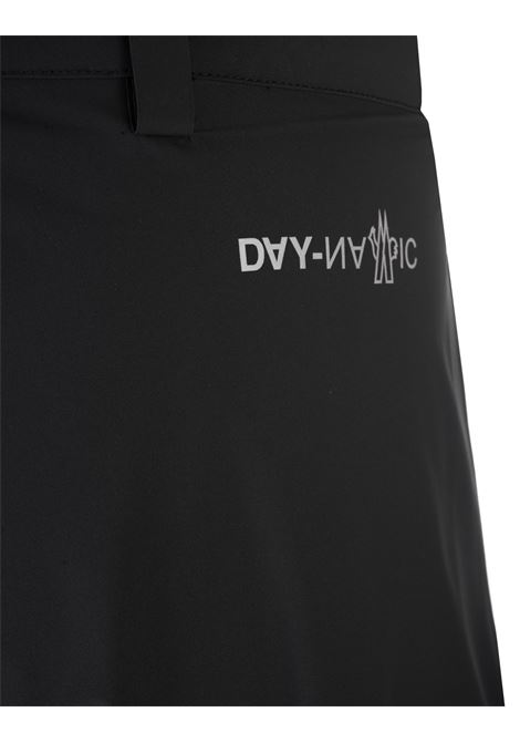 Black Nylon Bermuda Shorts With Logo MONCLER GRENOBLE | 2B000-01 539DG999