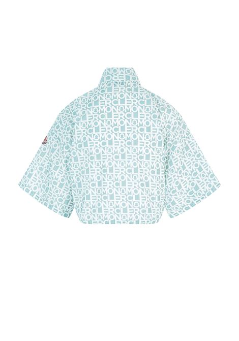 Mint Green Logoed Short Shirt MONCLER | 2F000-10 596S8F80