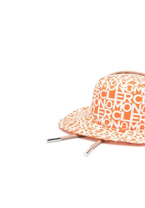 Orange Logoed Boater Hat MONCLER | 3B000-39 596S8F30