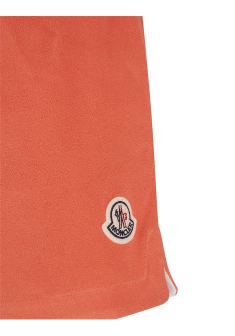 Shorts In Spugna Arancione MONCLER | 8H000-22 596LS30A