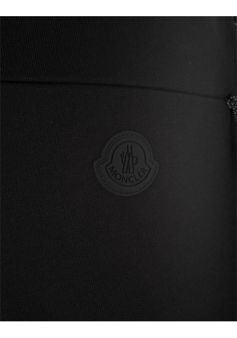 Black Sports Bermuda Shorts With Logoed Insert MONCLER | 8H000-29 899WD999