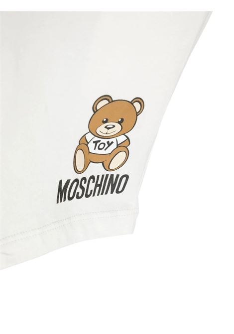 Shorts Sportivi Moschino Teddy Bear Avorio MOSCHINO KIDS | MUQ00VLAA0310063