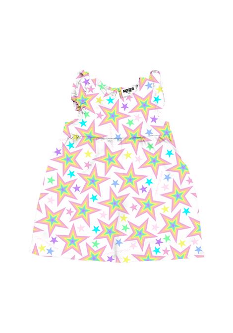 Star Rainbow Dress With Ruffles MOUSSE DANS LA BOUCHE | MKAJR265UNICA