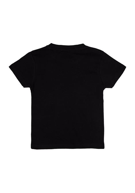 Black T-Shirt With Kong Bros Print MOUSSE DANS LA BOUCHE | MKTSN278UNICA