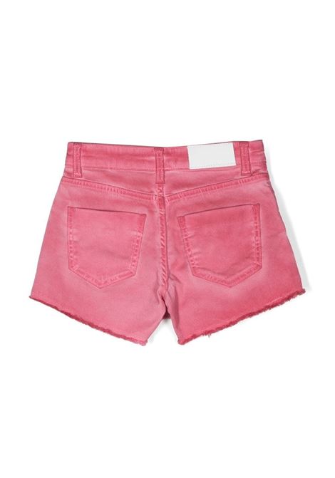 Shorts In Denim Rosa MSGM KIDS | MS029374044