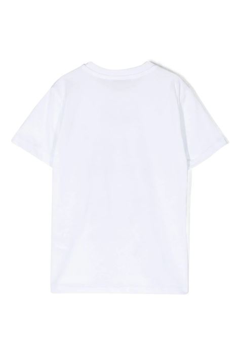 White Love Yourself T-Shirt MSGM KIDS | MS029458001