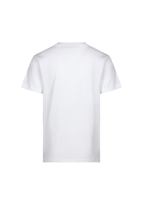 T-Shirt Bianca Con Stampa Grafica MSGM KIDS | MS029530001