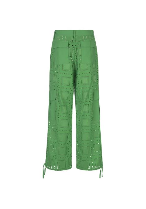 Green Sangallo Cargo Trousers MSGM | 3441MDP02-23710636