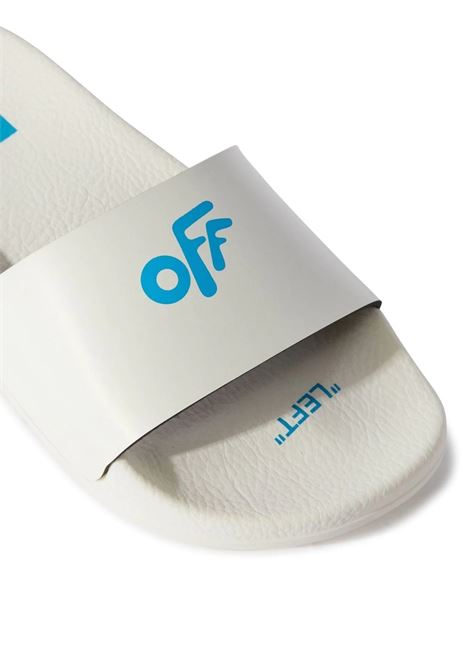 OFF Slipper In White Rubber OFF-WHITE KIDS | OBIC001S23PLA0016140