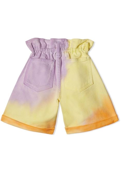 Shorts Helvetica Con Effetto Vernice OFF-WHITE KIDS | OGCB004S23FAB0018501