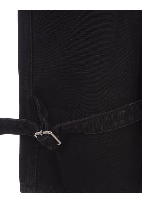 Pantalone Cargo In Cotone Nero OFF-WHITE | OMCE033S23FAB0011010