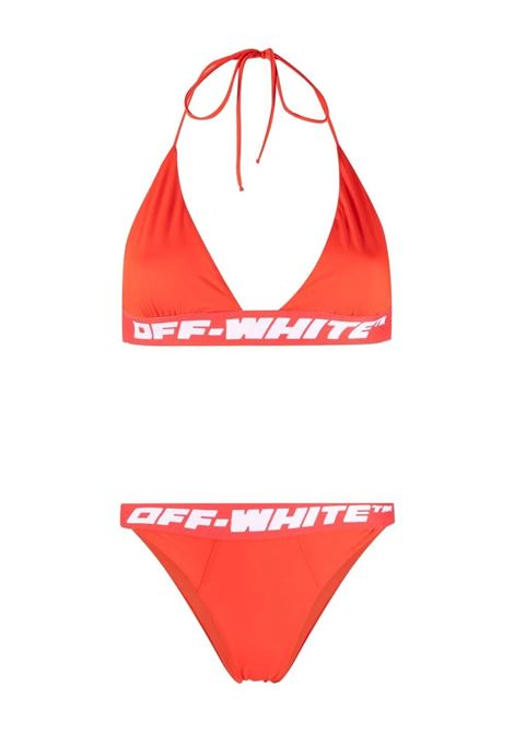 Bikini Arancione Con Fascia Elastica OFF-WHITE | OWFA034S23JER0012900