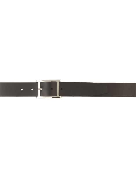 Chevrette Double Elast Belt In Blue-Black Nubuck Leather  ORCIANI | U08126-CDTB+N