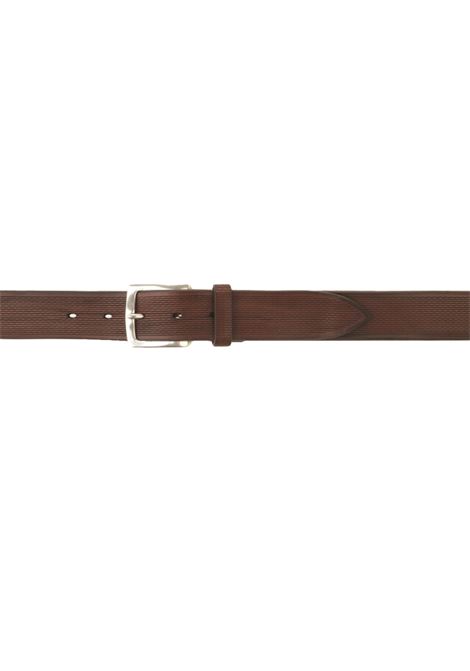 Cintura Blade Color Bruciato Con Motivo Linee ORCIANI | U08196-BUSBRU