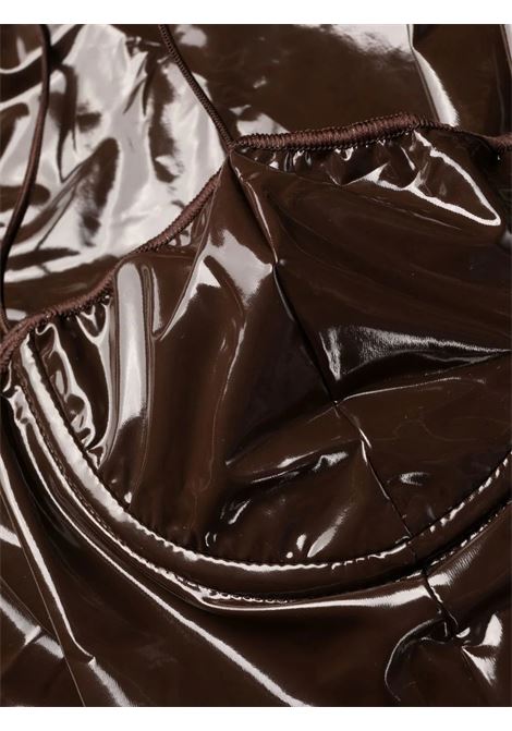 Costume Intero Maillot Balconette Latex Cioccolato OSEREE | XBS238-LATEXCHOCOLATE