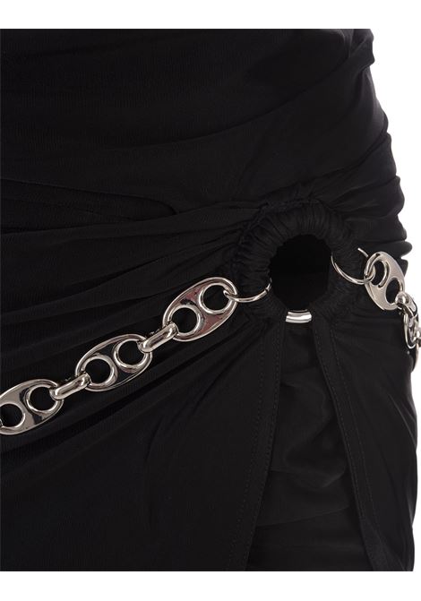 Black Mini Dress With Chains PACO RABANNE | 23PJRO579VI0267P001