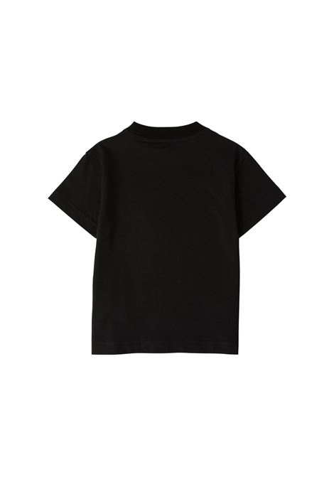 Black Pop PA Bear T-Shirt PALM ANGELS KIDS | PBAA001S23JER0031043