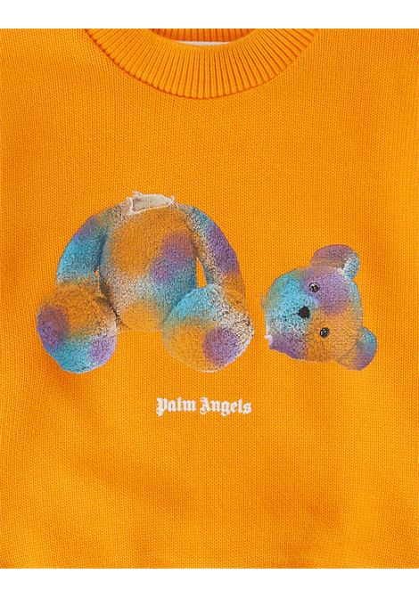 Felpa Pop PA Bear Arancione PALM ANGELS KIDS | PBBA004S23FLE0032043