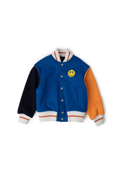 Bomber Varsity Smiley Bear Multicolore PALM ANGELS KIDS | PBEH001S23FAB0014015