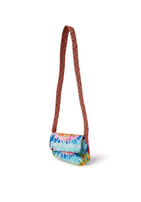 Asymmetrical Bag With Logo and Tie-Dye Print PALM ANGELS KIDS | PGNX001S23FAB0018430