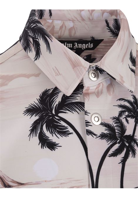 All-Over Hawaiian Print Shirt PALM ANGELS | PMGA104S23FAB0026110