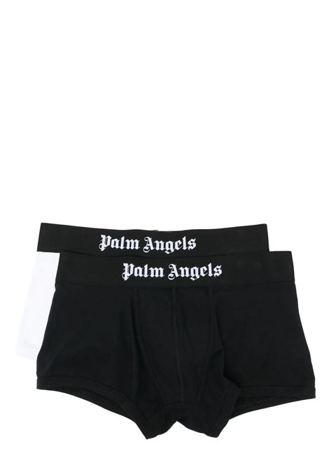 Set 2 Boxer Neri Con Logo PALM ANGELS | PMUH001C99FAB0020110