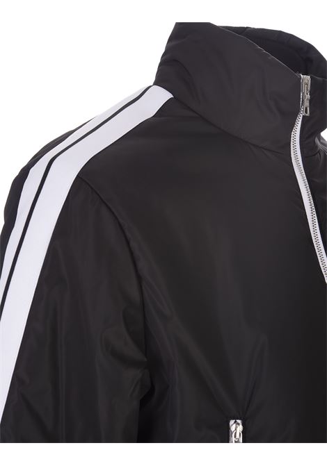 Black Padded Track Jacket With Logo PALM ANGELS | PWEJ002S23FAB0011001