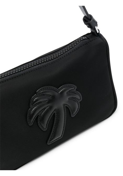 Pouch Nera Con Logo Palm Tree PALM ANGELS | PWNS004S23FAB0011010