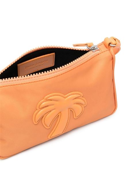 Orange Pouch With Palm Tree Logo PALM ANGELS | PWNS004S23FAB0022222