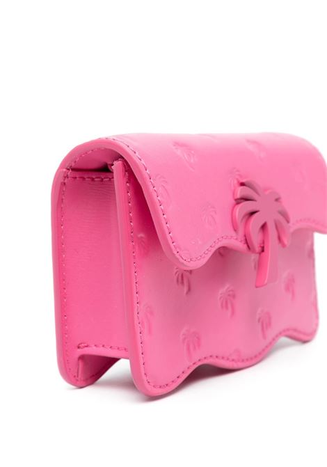 Pink Palm Beach Shoulder Bag PALM ANGELS | PWNX001S23LEA0043030