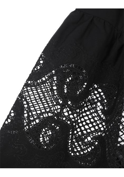 Black Candice Mini Dress PAROSH | CANDICE-D725184013