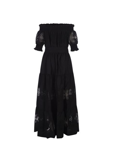 Black Candice Long Dress PAROSH | CANDICE-D725193013