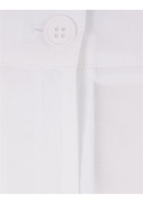 White Cotton Shorts PAROSH | COTTON-D210114001