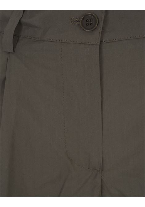 Shorts In Cotone Verde Militare PAROSH | COTTON-D210114007