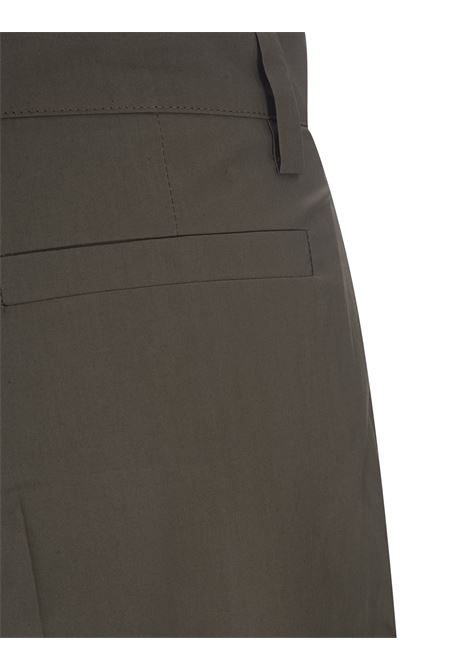 Shorts In Cotone Verde Militare PAROSH | COTTON-D210114007